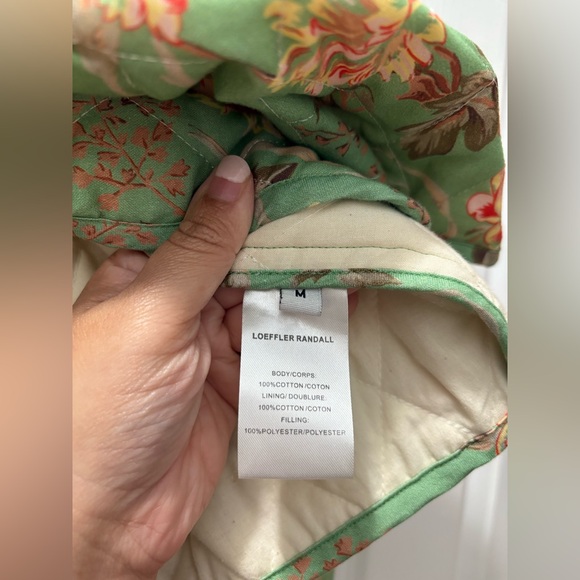 Loeffler Randall Donna Sage Floral Tie Jacket Size Medium - Picture 4 of 4